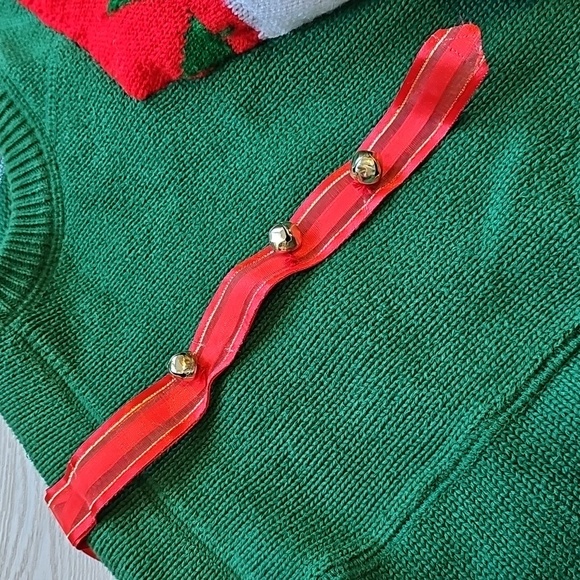 Handmade Ugly Christmas Sweater Massive Plush Sock Monkey Tommy Hilfiger XL - Picture 6 of 11